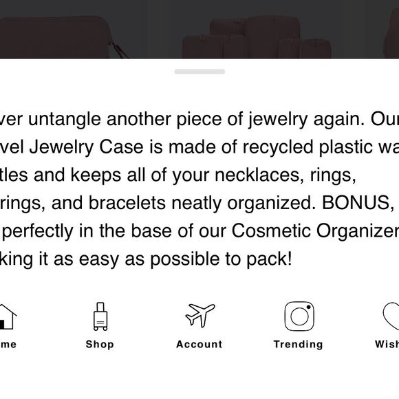 Beis Pink Jewelry Case - Picture 3 of 8